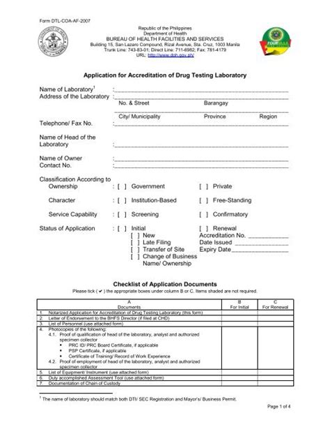 doh application form download|Licensing/Accreditation of Health Facilities and Services.